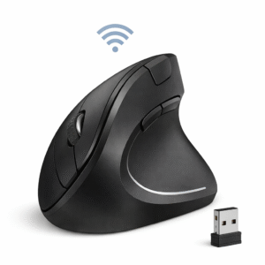 Ergonomic Mouse (Wireless, Black)